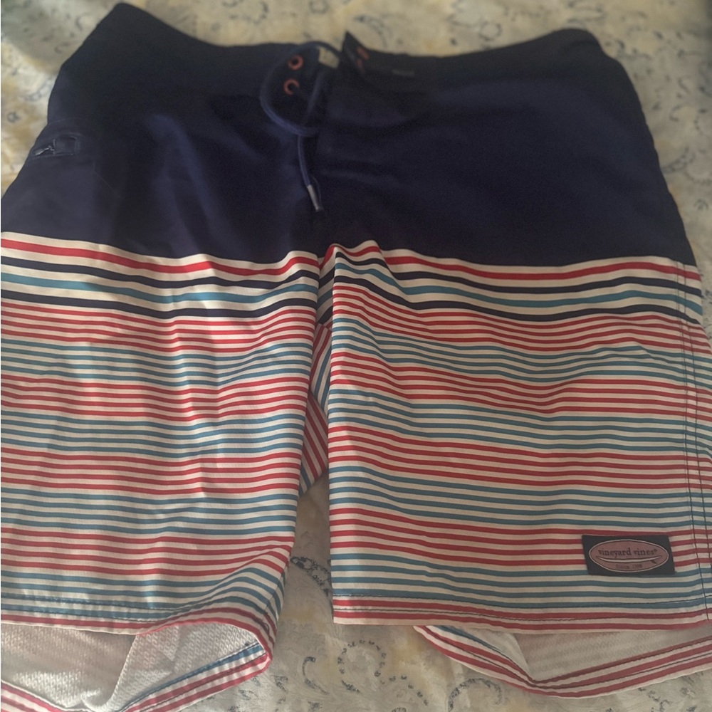 Vineyard Vines Blue and Red Hybrid Shorts